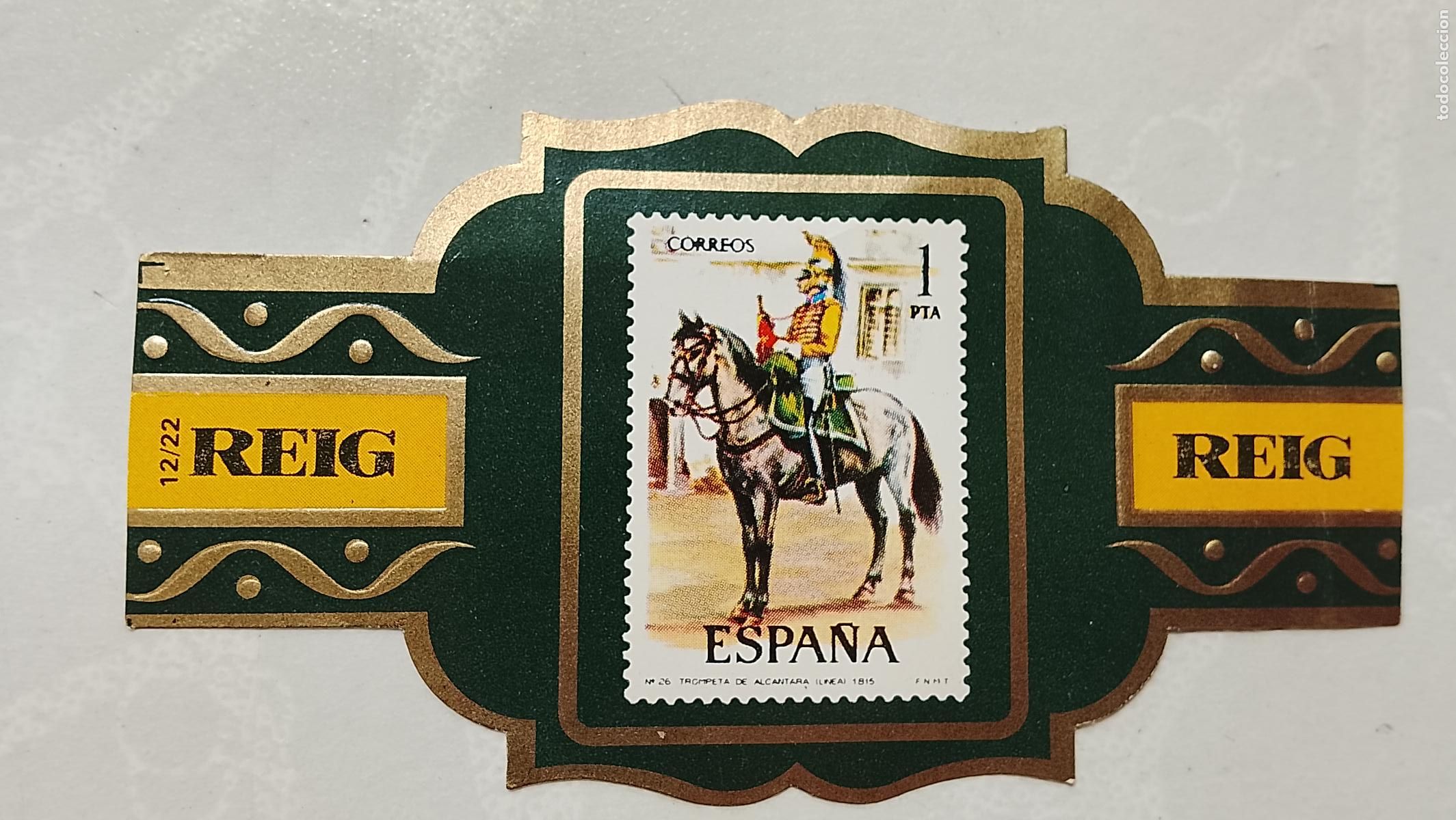 Vitolas de colecci&oacute;n: vitola de puros o tabacos REIG - LA DE LA FOTO - OFERTAS POR LOTES COMBINADOS - COLECIONISMO