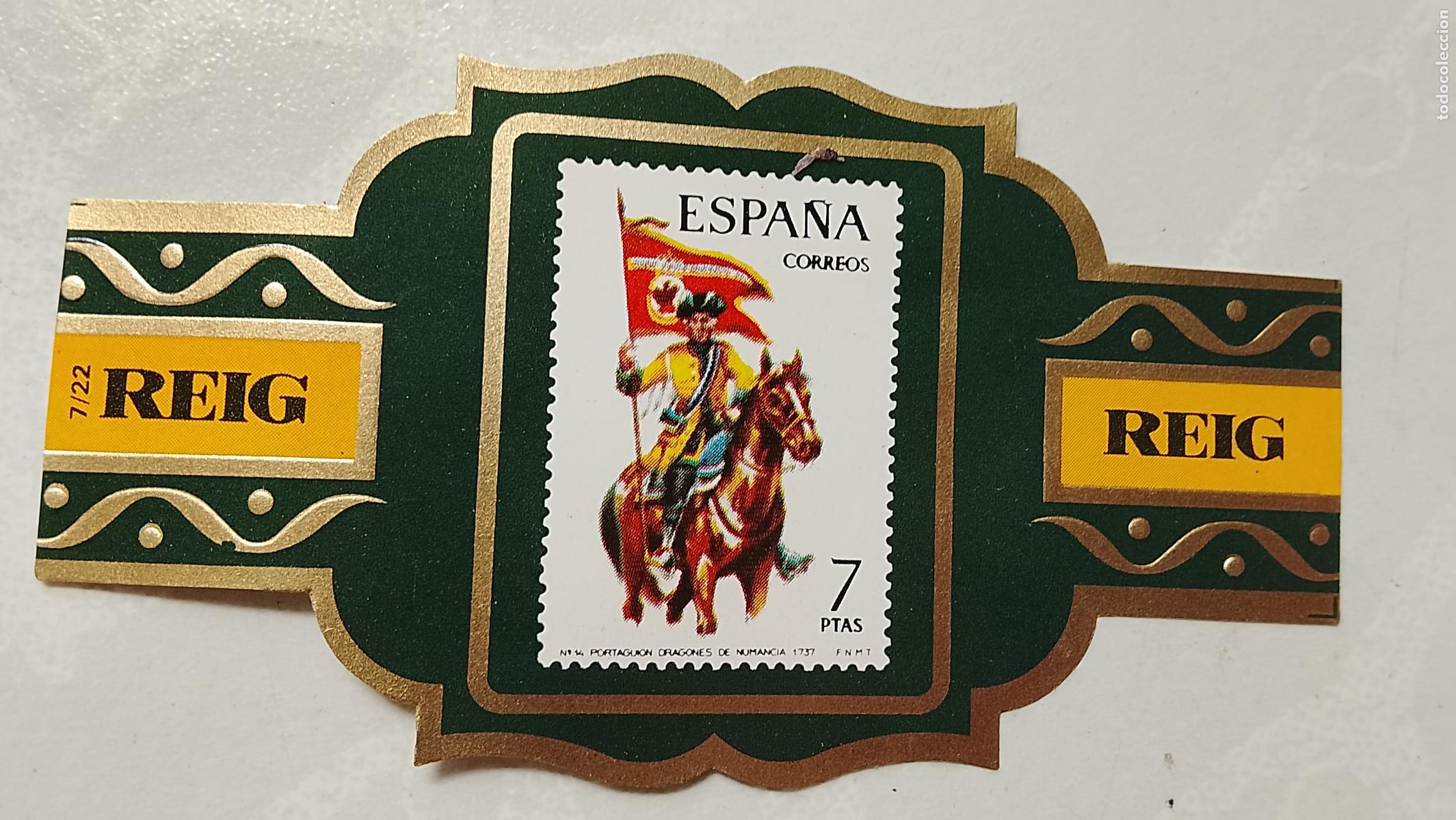 Vitolas de colecci&oacute;n: vitola de puros o tabacos REIG - LA DE LA FOTO - OFERTAS POR LOTES COMBINADOS - COLECIONISMO