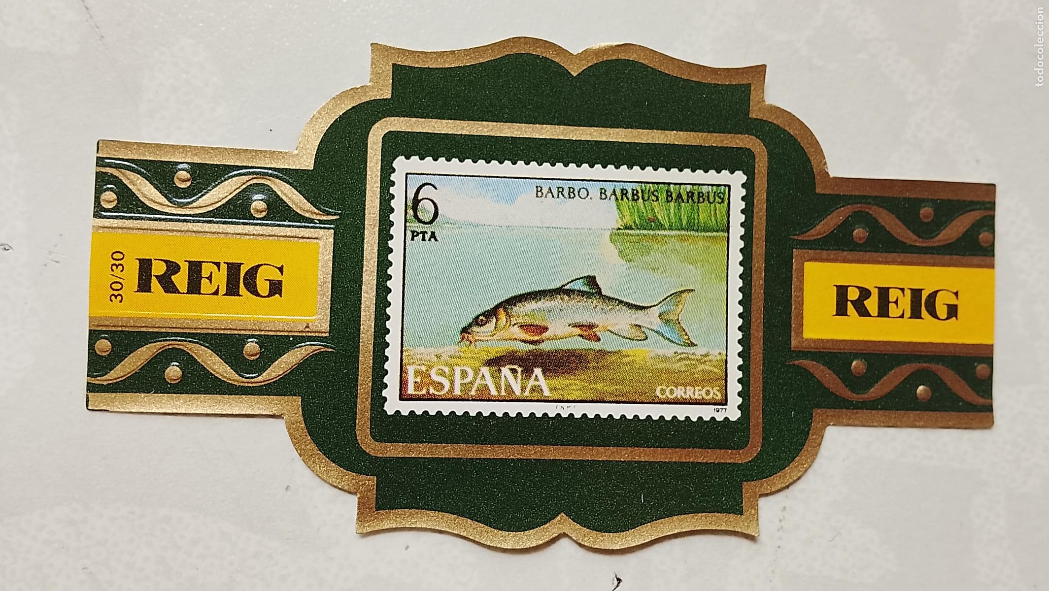 Vitolas de colecci&oacute;n: vitola de puros o tabacos REIG - LA DE LA FOTO - OFERTAS POR LOTES COMBINADOS - COLECIONISMO