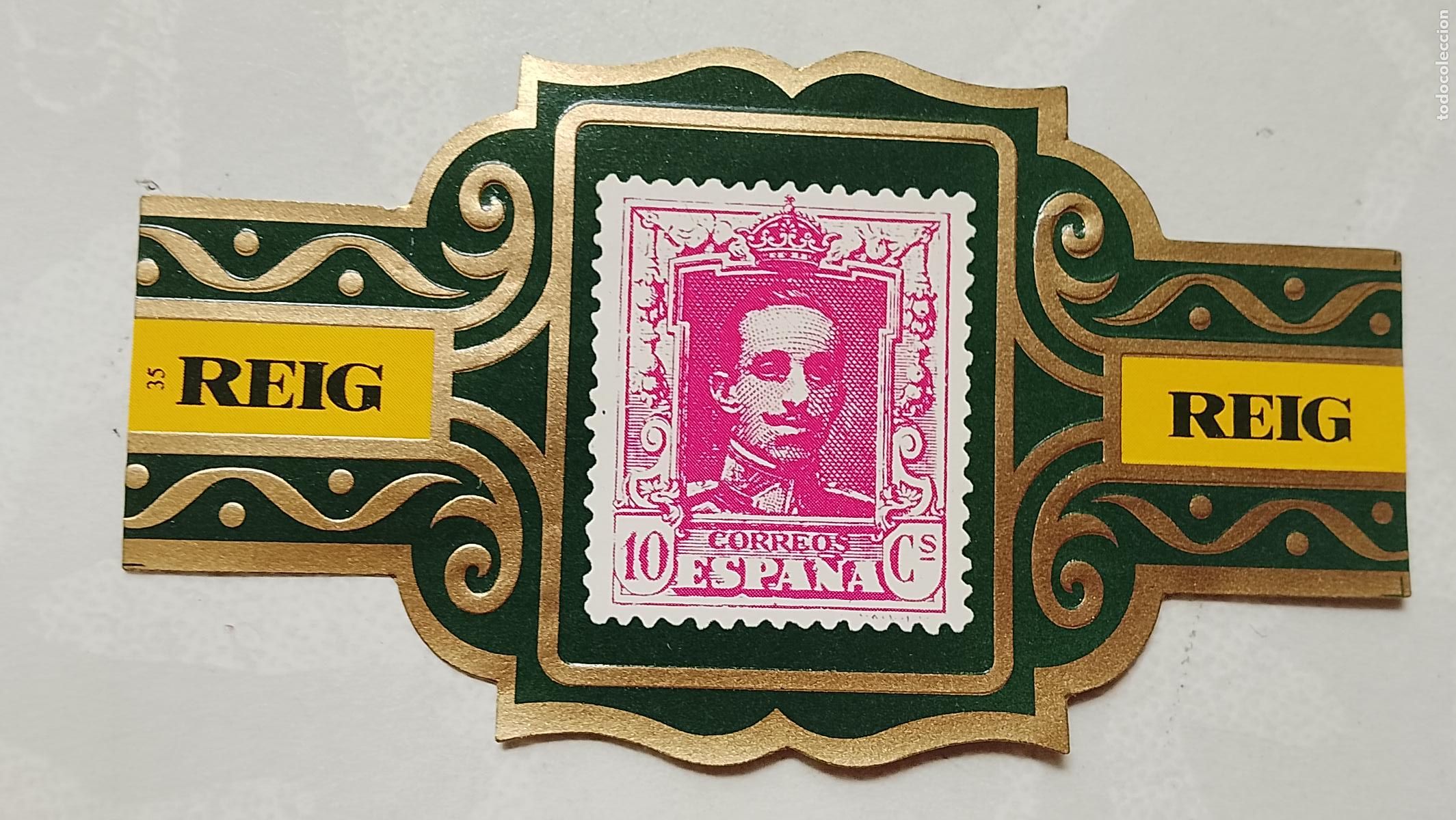 Vitolas de colecci&oacute;n: vitola de puros o tabacos REIG - LA DE LA FOTO - OFERTAS POR LOTES COMBINADOS - COLECIONISMO