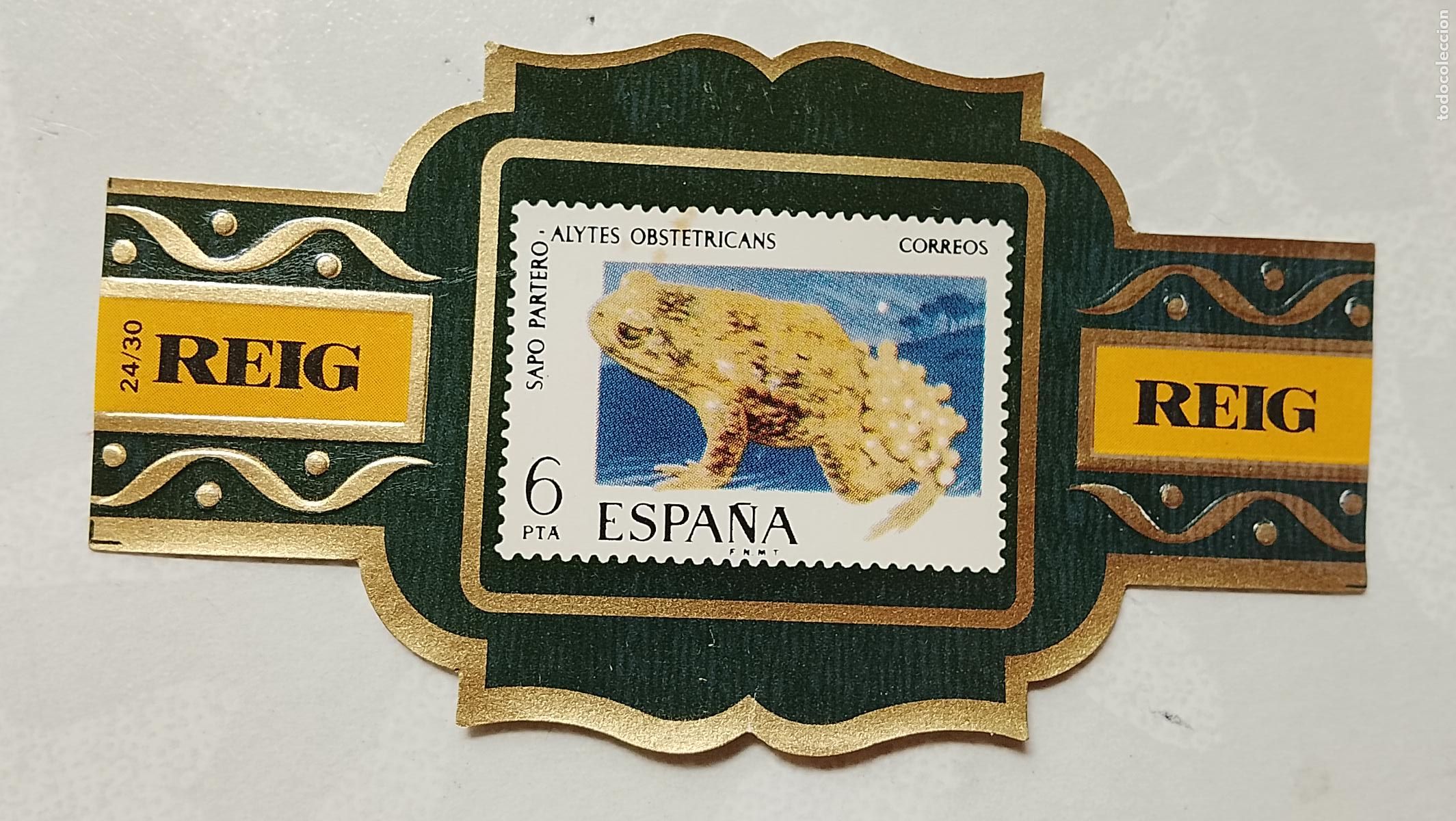Vitolas de colecci&oacute;n: vitola de puros o tabacos REIG - LA DE LA FOTO - OFERTAS POR LOTES COMBINADOS - COLECIONISMO