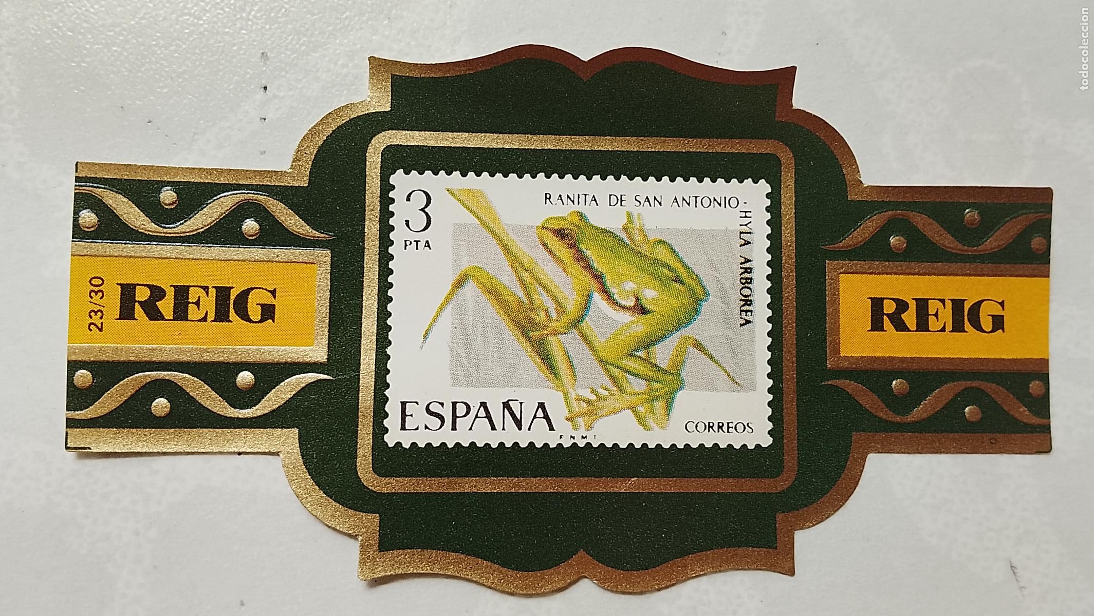 Vitolas de colecci&oacute;n: vitola de puros o tabacos REIG - LA DE LA FOTO - OFERTAS POR LOTES COMBINADOS - COLECIONISMO