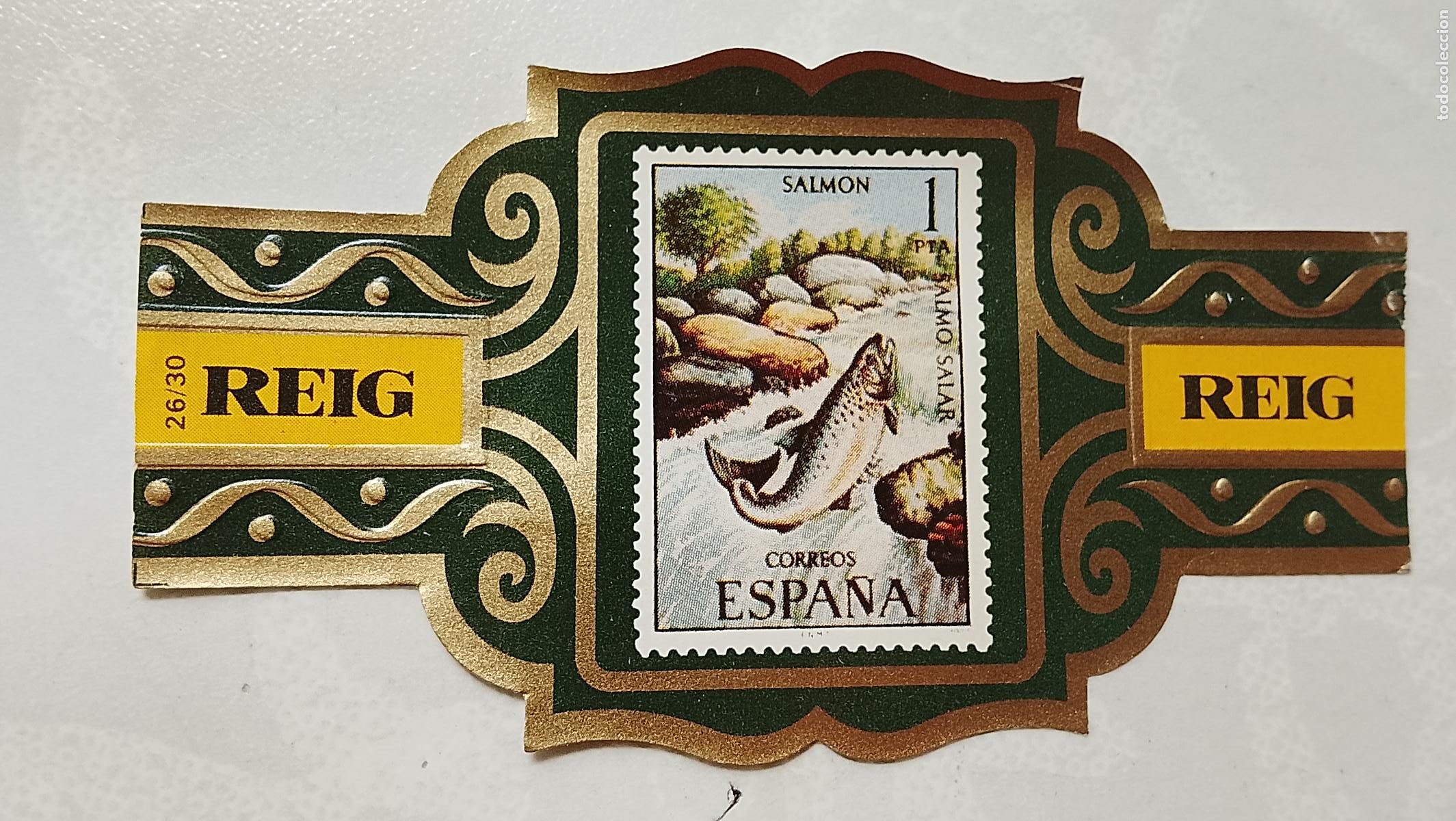 Vitolas de colecci&oacute;n: vitola de puros o tabacos REIG - LA DE LA FOTO - OFERTAS POR LOTES COMBINADOS - COLECIONISMO