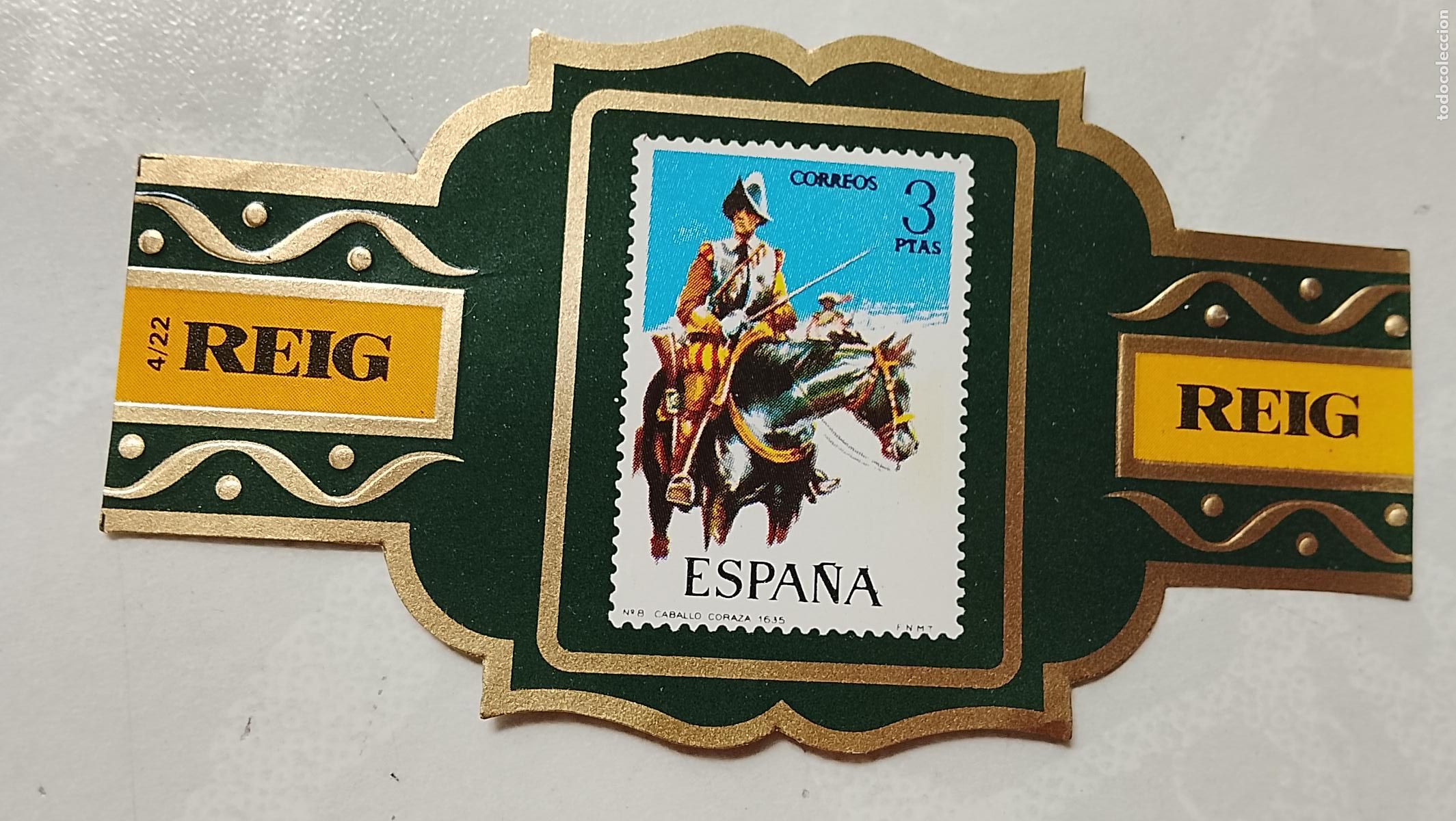Vitolas de colecci&oacute;n: vitola de puros o tabacos REIG - LA DE LA FOTO - OFERTAS POR LOTES COMBINADOS - COLECIONISMO
