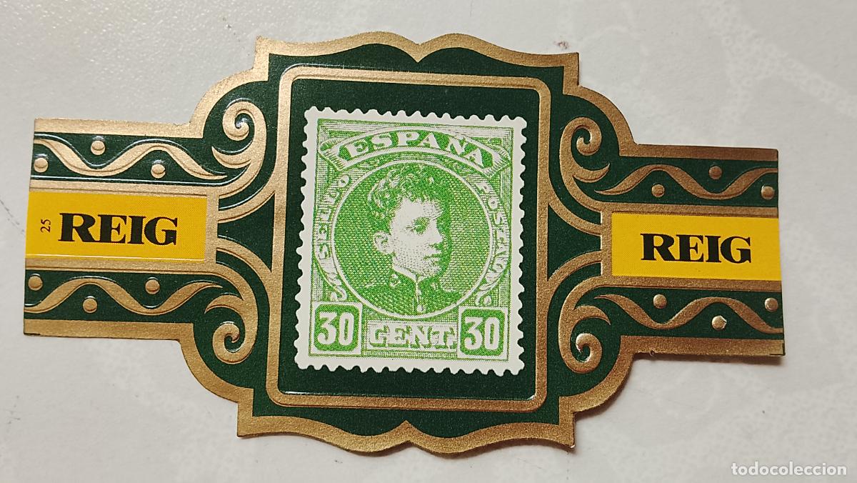 Vitolas de colecci&oacute;n: vitola de puros o tabacos REIG - LA DE LA FOTO - OFERTAS POR LOTES COMBINADOS - COLECIONISMO