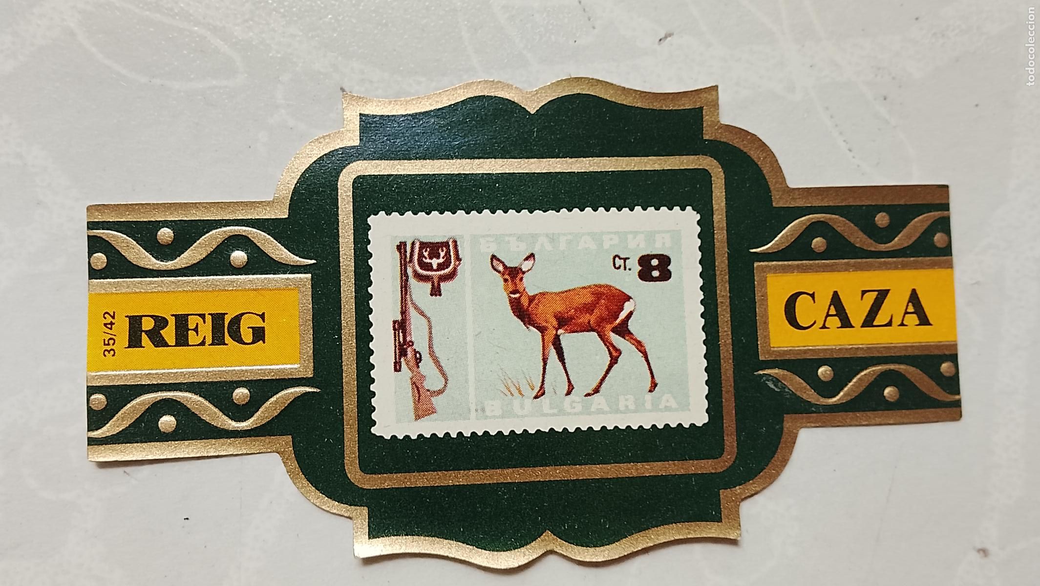 Collection cigar bands: vitola de puros o tabacos REIG - LA DE LA FOTO - OFERTAS POR LOTES COMBINADOS - COLECIONISMO