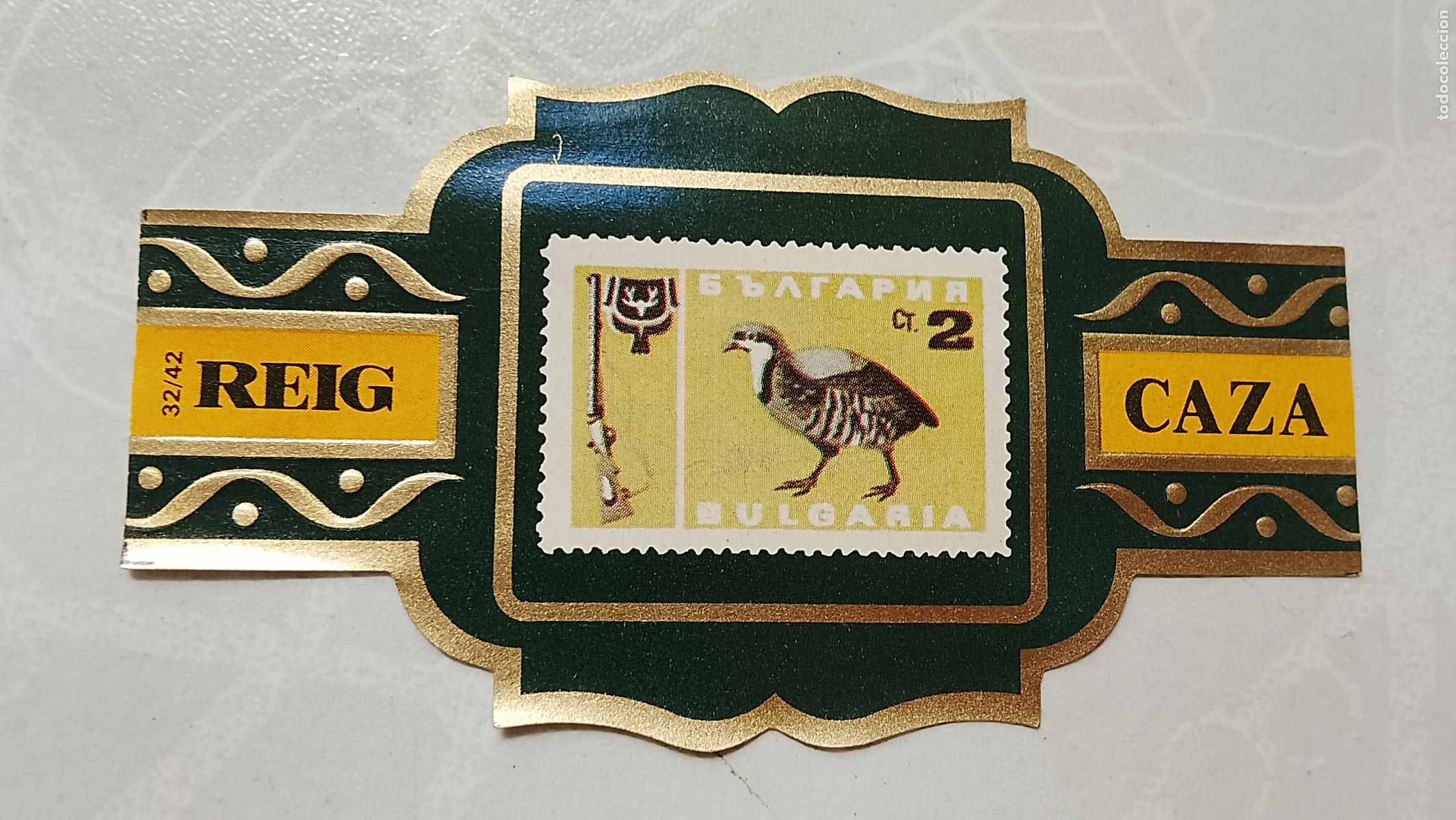 Collection cigar bands: vitola de puros o tabacos REIG - LA DE LA FOTO - OFERTAS POR LOTES COMBINADOS - COLECIONISMO