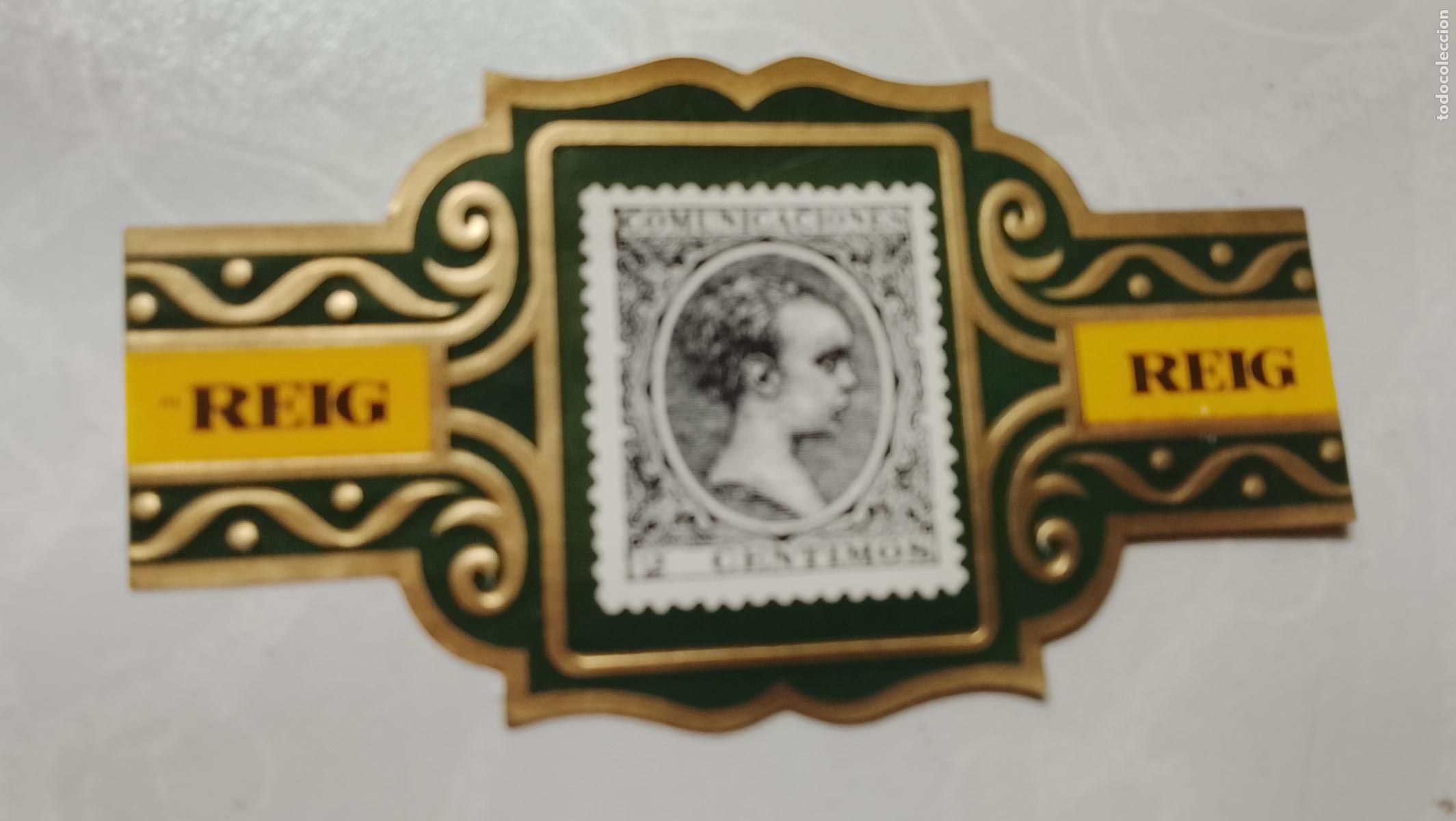 Collection cigar bands: vitola de puros o tabacos REIG - LA DE LA FOTO - OFERTAS POR LOTES COMBINADOS - COLECIONISMO