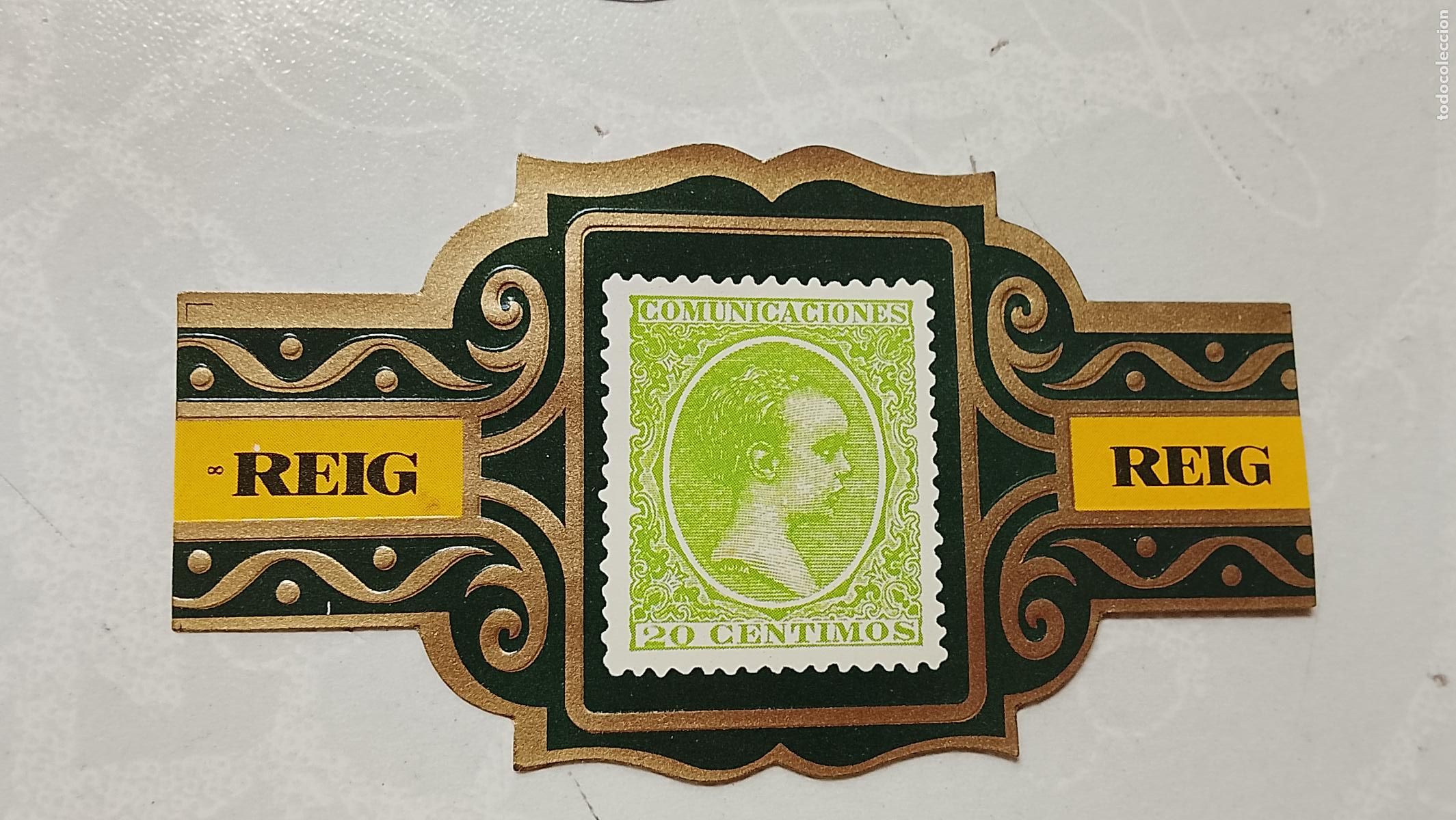 Collection cigar bands: vitola de puros o tabacos REIG - LA DE LA FOTO - OFERTAS POR LOTES COMBINADOS - COLECIONISMO