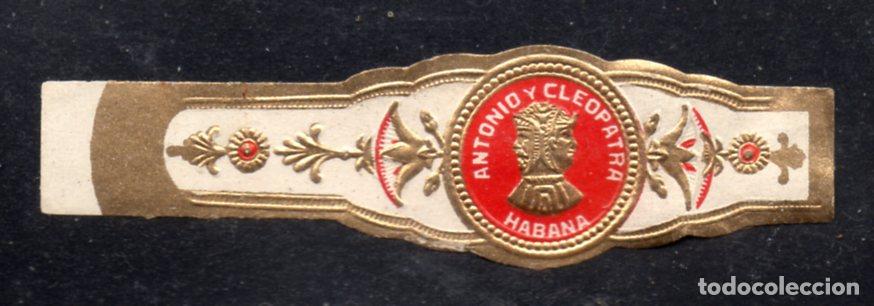 Vitolas de colecci&oacute;n: VITOLA CLASICA: 186009, TEMA MUJERES, ANTONIO Y CLEOPATRA, CUBA.