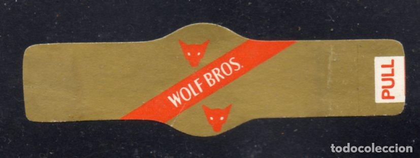Vitolas de colecci&oacute;n: VITOLA CLASICA: 186012, TEMA FAUNA, CANIDOS, WOLF BROS.