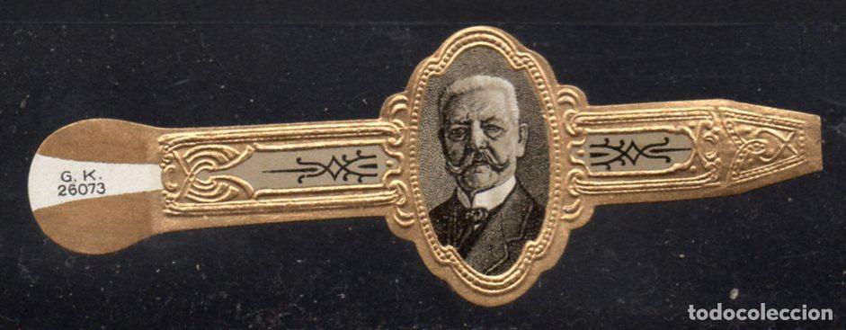 Vitolas de colecci&oacute;n: VITOLA CLASICA: 186015, IMPERIO ALEMAN, HINDEMBURG, TALON G.K.26073