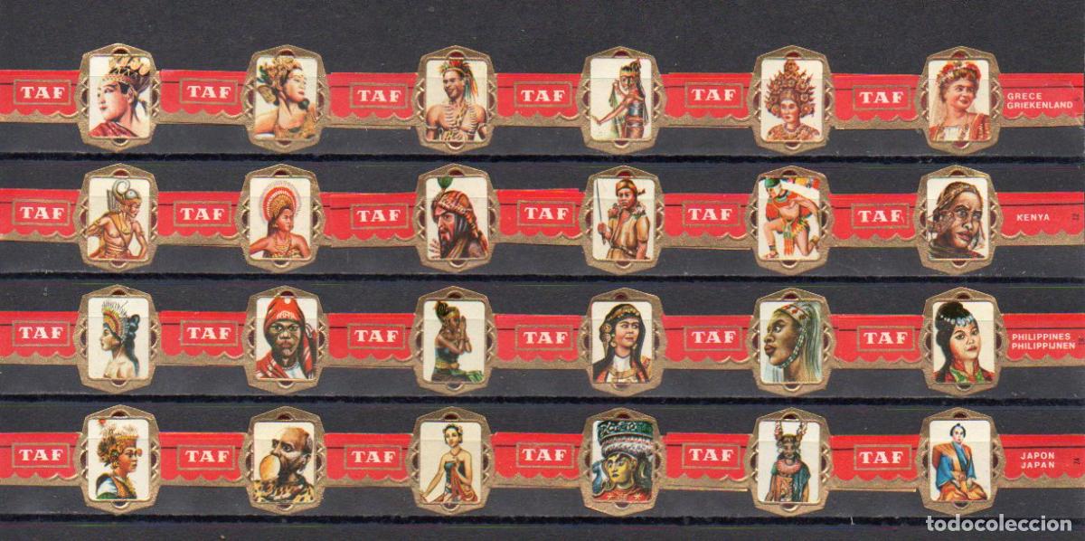 Vitolas de colecci&oacute;n: TAF, ETNOLOGIA, 24 VITOLAS, SERIE COMPLETA.