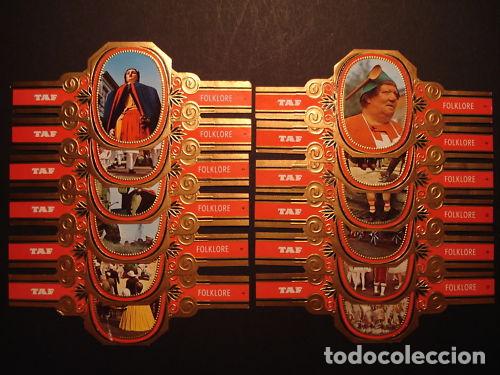 Vitolas de colecci&oacute;n: TAF, FOLKLORE, GRAN FORMATO, 12 VITOLINAS, SERIE COMPLETA.