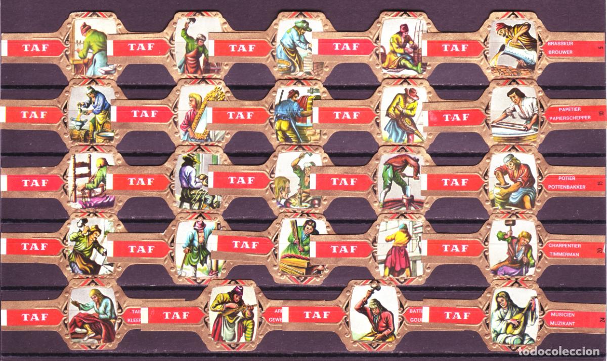 Vitolas de colecci&oacute;n: TAF, OFICIOS, 24 VITOLAS, SERIE COMPLETA.