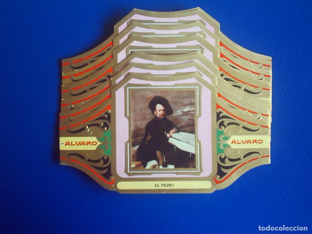 Vitolas de colecci&oacute;n: ALVARO, VELAZQUEZ, SERIE 3&ordf;, 12 VITOLINAS, SERIE COMPLETA.