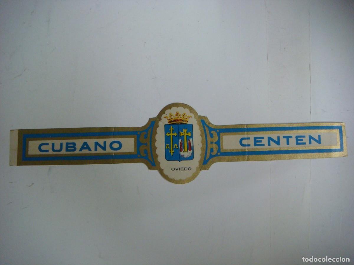 Vitolas de colecci&oacute;n: VITOLA GIGANTE DE CUBANO CENTEN ESCUDO DE OVIEDO-CAR-N&ordm;-3