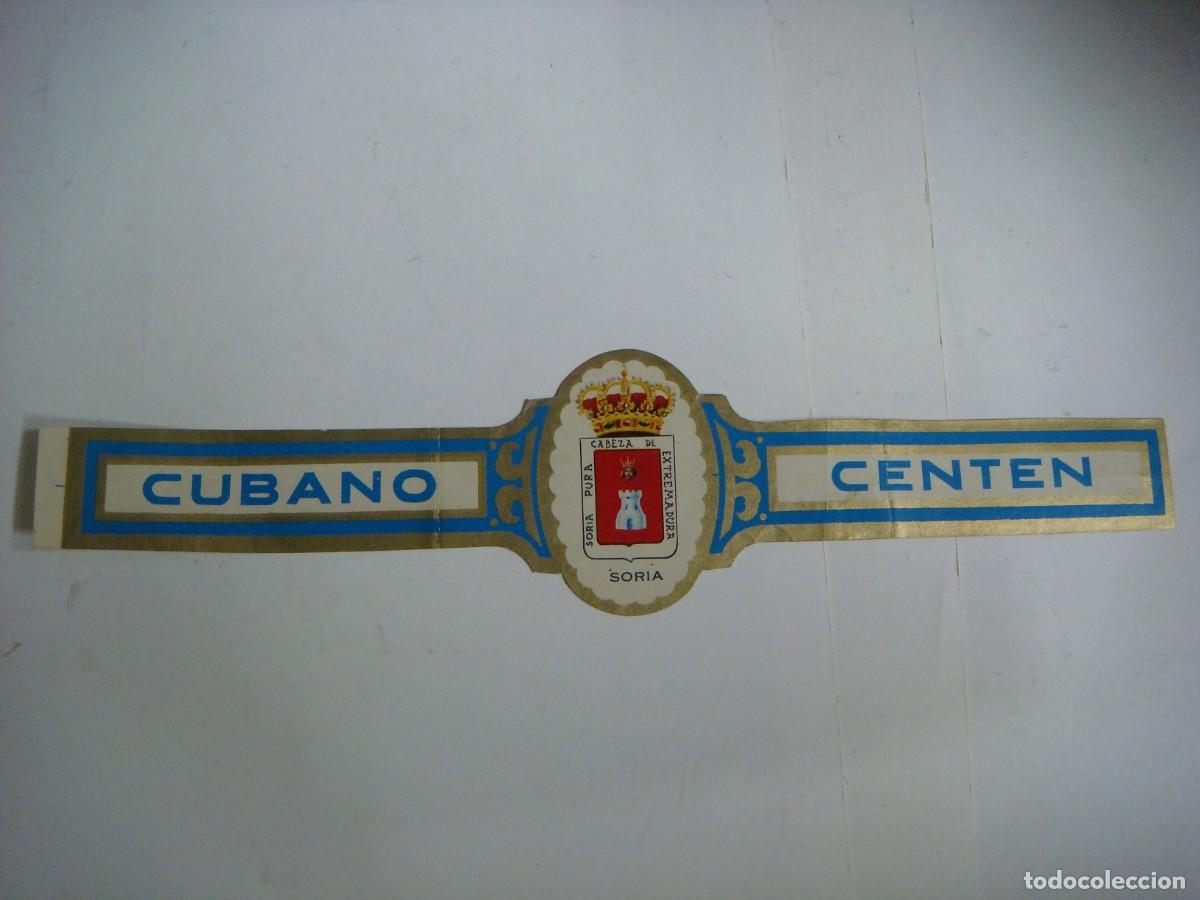 Vitolas de colecci&oacute;n: VITOLA GIGANTE DE CUBANO CENTEN ESCUDO DE SORIA-CAR-N&ordm;-3