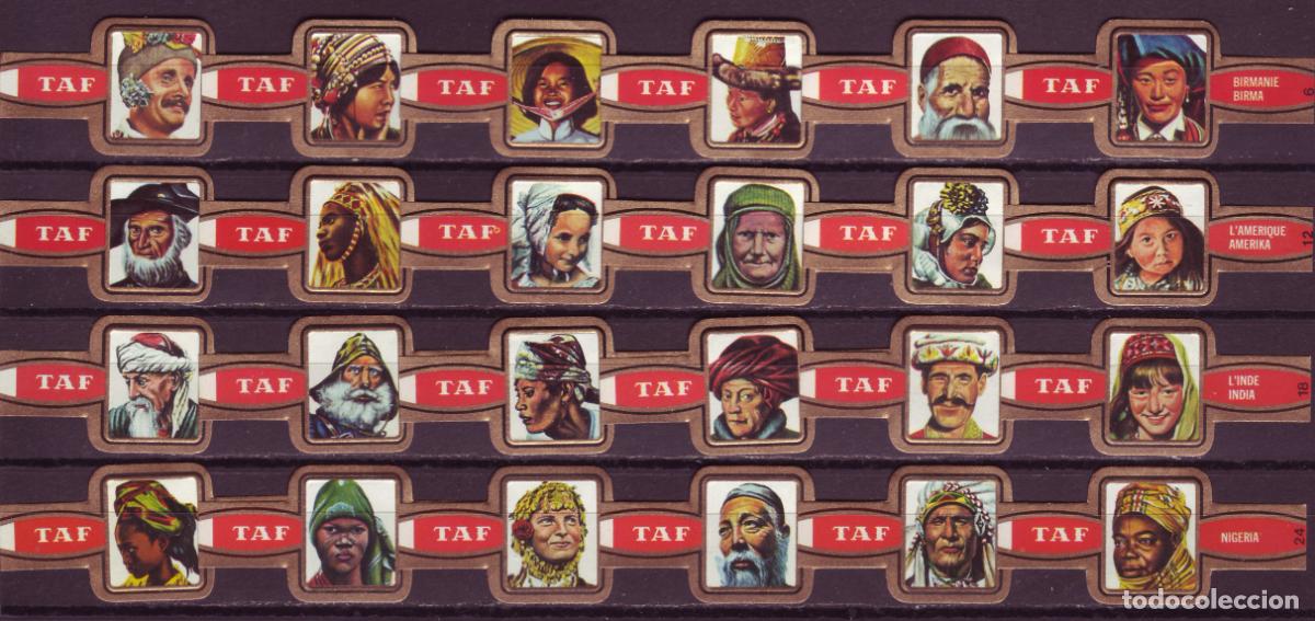 Vitolas de colecci&oacute;n: TAF, TOCADOS, F.P. 24 VITOLAS, SERIE COMPLETA.