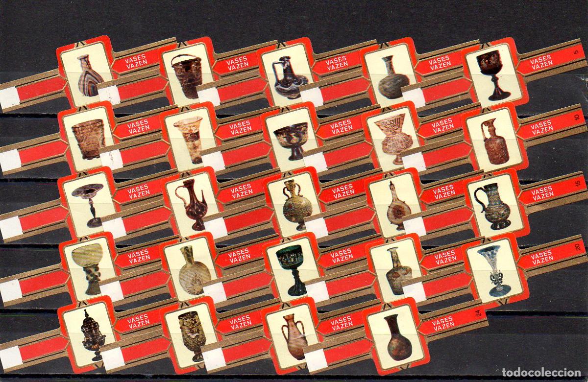 Vitolas de colecci&oacute;n: TAF, VASIJAS, S.M. 24 VITOLAS, SERIE COMPLETA.