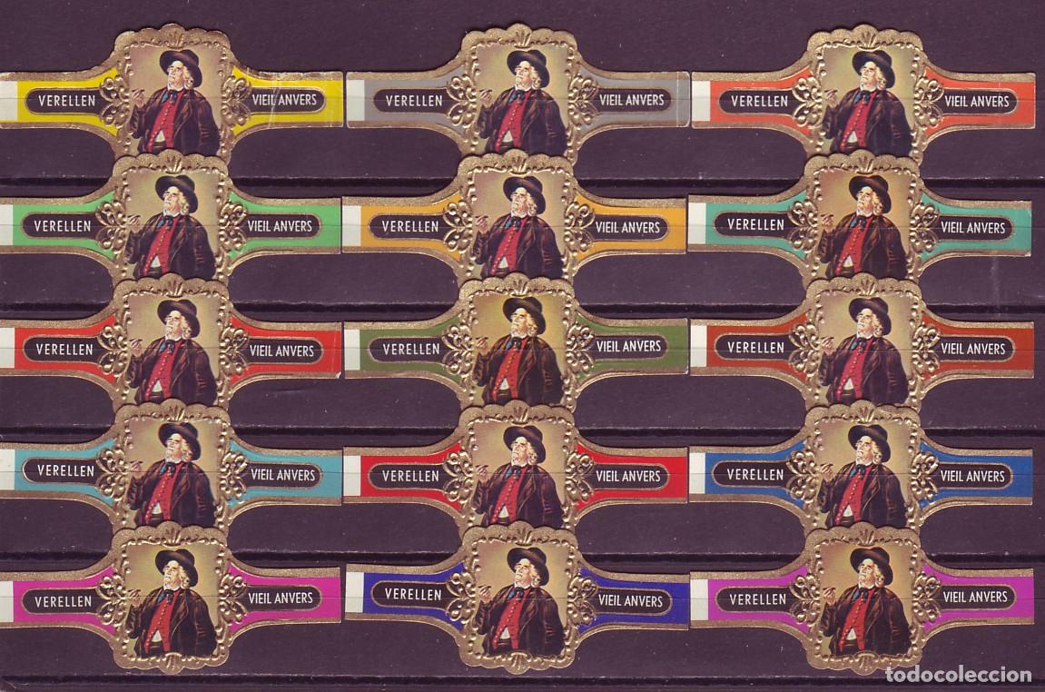 Vitolas de colecci&oacute;n: VERELLEN, FUMADOR, 15 VITOLAS, SERIE COMPLETA.