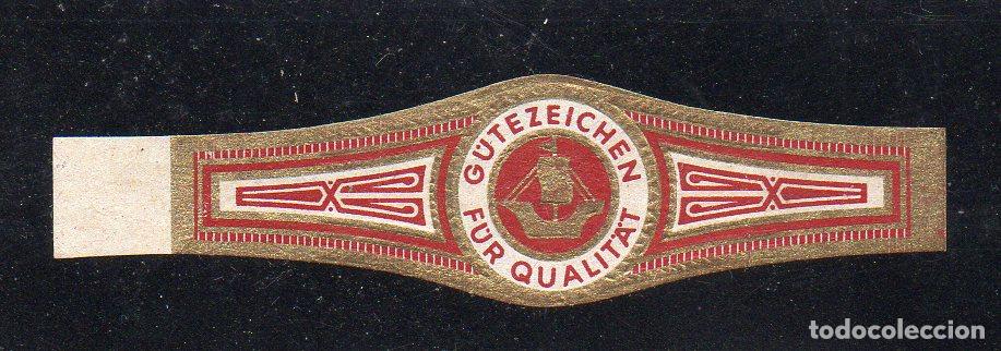 Vitolas de colecci&oacute;n: VITOLA CLASICA: 063027, TEMA BARCOS, GUTEZEICHEN FUR QUALITAT