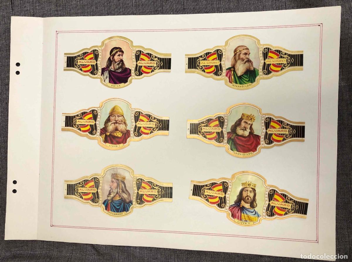 Vitolas de colecci&oacute;n: LOTE DE 96 VITOLAS ALVARO. REYES DE ESPA&Ntilde;A. SERIE COMPLETA