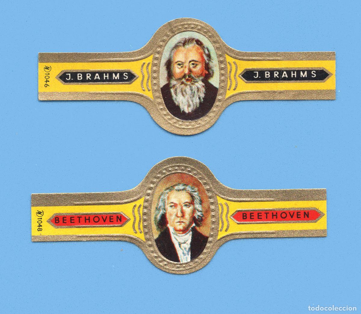 Vitolas de colecci&oacute;n: 2 VITOLAS ANTIGUAS - SIN MARCA - PROCEDENCIA EUROPEA - M&Uacute;SICOS FAMOSOS