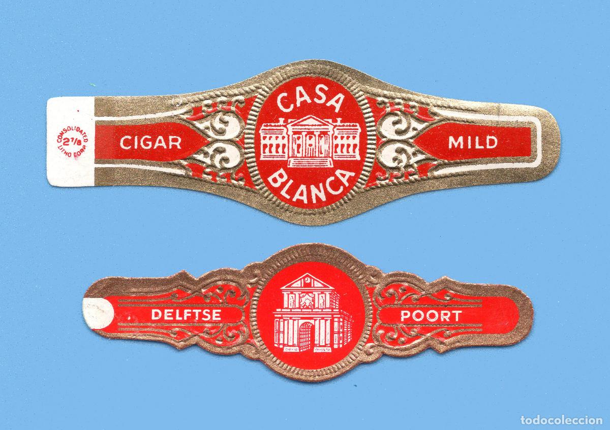 Vitolas de colecci&oacute;n: 2 VITOLAS ANTIGUAS - DISTINTAS MARCAS - TEM&Aacute;TICA EDIFICACIONES