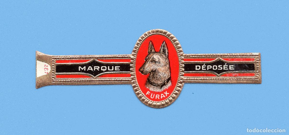 Vitolas de colecci&oacute;n: VITOLA ANTIGUA - PROCEDENCIA B&Eacute;LGICA - MARCA FURAX - TEM&Aacute;TICA FAUNA. PERROS