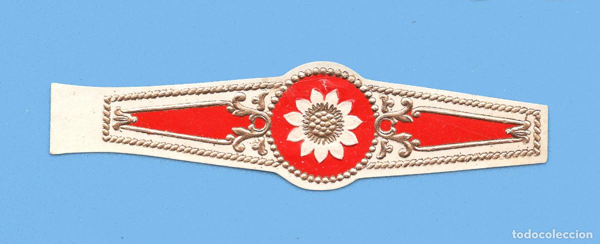 Vitolas de colecci&oacute;n: VITOLA ATIGUA - SIN MARCA - TEM&Aacute;TICA FLORES
