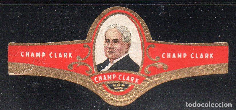 Vitolas de colecci&oacute;n: VITOLA CLASICA: 064029, TEMA PERSONAJES, CHAMP CLARK