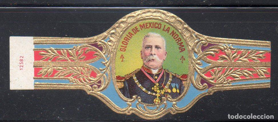 Vitolas de colecci&oacute;n: VITOLA CLASICA: 065002, HOMBRES MEXICO, PORFIRIO DIAZ, LA GLORIA DE MEXICO, LA NORMA, MEXICO.