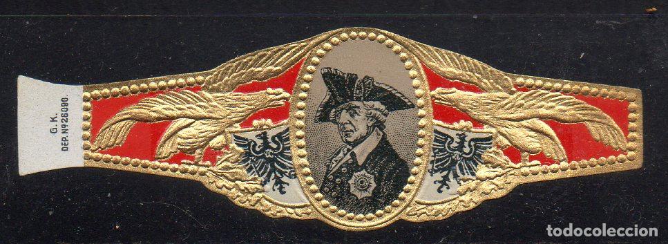 Vitolas de colecci&oacute;n: VITOLA CLASICA: 065007, IMPERIO ALEMAN, FEDERICO II EL GRANDE, TALON G.K.DEP.N&ordm;26090.