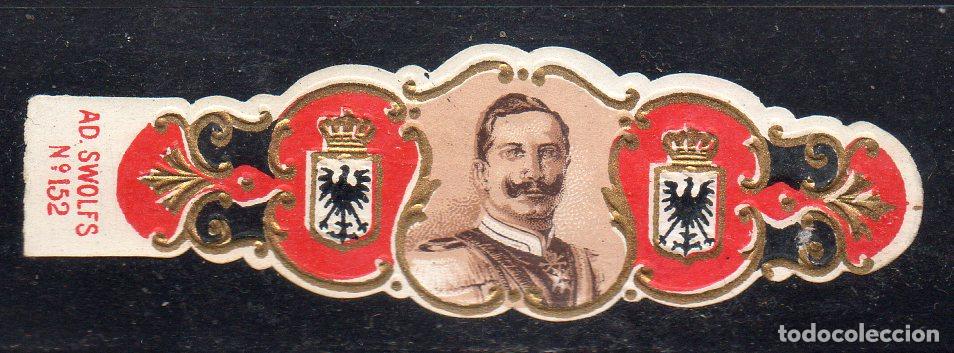 Vitolas de colecci&oacute;n: VITOLA CLASICA: 065009, IMPERIO ALEMAN, GUILLERMO II, TALON AD SWOLFS N&ordm; 152