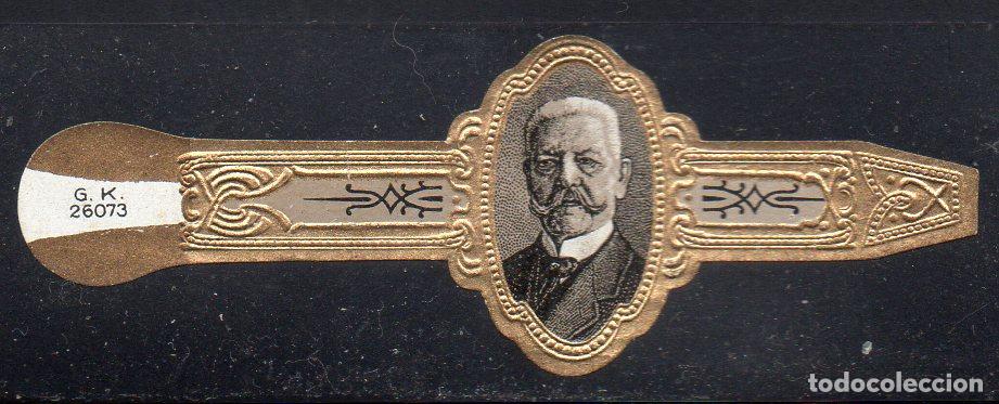 Vitolas de colecci&oacute;n: VITOLA CLASICA: 065015, IMPERIO ALEMAN, HINDENBURG, TALON G.K.26073