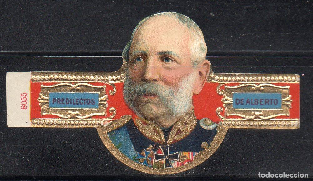 Vitolas de colecci&oacute;n: VITOLA CLASICA: 065023, IMPERIO ALEMAN, ALBERTO FEDERICO I DE SAJONIA, TALON 8055