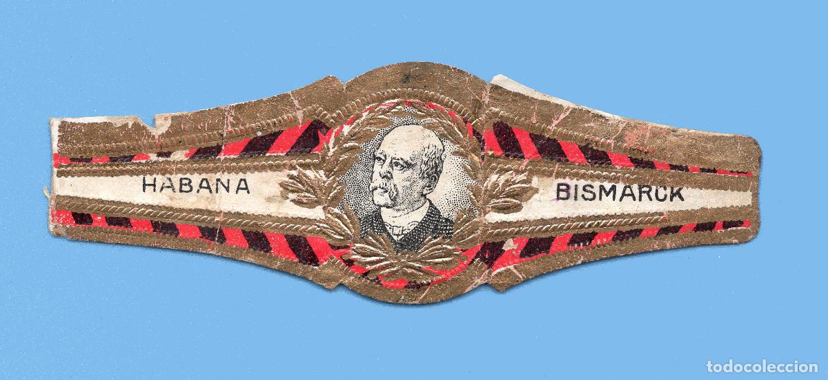 Vitolas de colecci&oacute;n: VITOLA ANTIGUA - SIN MARCA - EL MARISCAL ALEM&Aacute;N BISMARCK