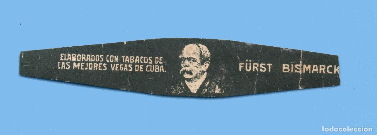 Vitolas de colecci&oacute;n: VITOLA ANTIGUA - SIN MARCA - PROCEDENCIA CUBANA - EL MARISCAL ALEM&Aacute;N BISMARCK