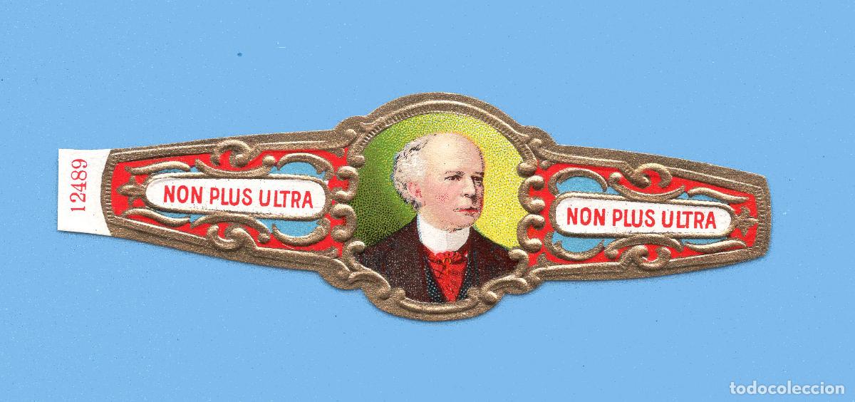 An&eacute;is de charuto de cole&ccedil;&atilde;o: VITOLA ANTIGUA - SIN MARCA - TEM&Aacute;TICA RETRATOS MASCULINOS - NON PLUS ULTRA - TAL&Oacute;N 12489