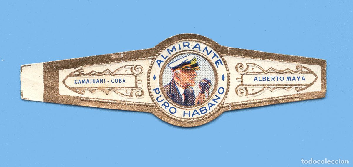 Vitolas de colecci&oacute;n: VITOLA CUBANA ANTIGUA - MARCA ALMIRANTE - TALBERTO MAYA - CAMAJUANI