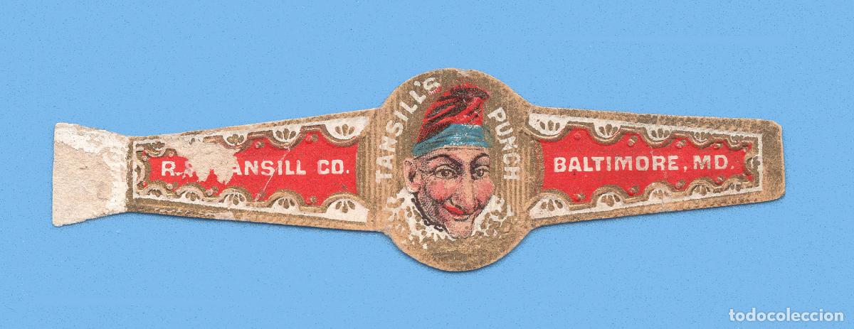 Vitolas de colecci&oacute;n: VITOLA ANTIGUA - MARCA TANSILL'S PUNCH - PROCEDENCIA USA - TEM&Aacute;TICA PERSONAJES MASCULINOS