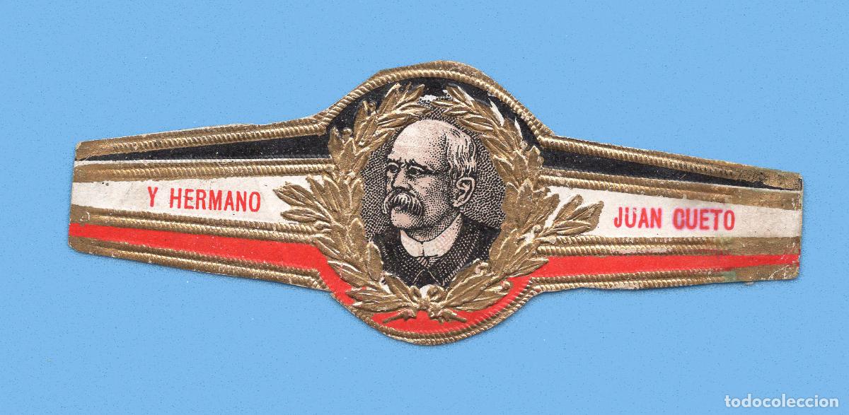 Vitolas de colecci&oacute;n: VITOLA CUBANA ANTIGUA - MARCA JUAN CUETO Y HNO. - EL MARISCAL BISMARCK