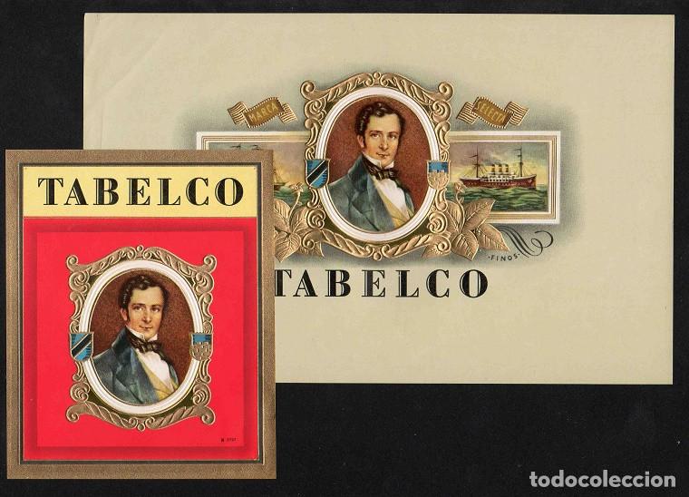 Vitolas de colecci&oacute;n: Vitolas, original litograf&iacute;as. Antiguas litograf&iacute;as de cajas de tabacos. Tabelco.