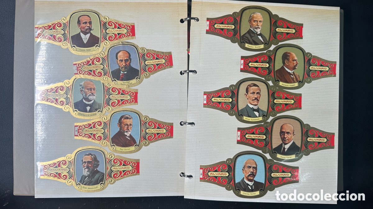 Vitolas de colecci&oacute;n: ALBUM REPLETO COMPLETO DE VITOLAS DE PUROS