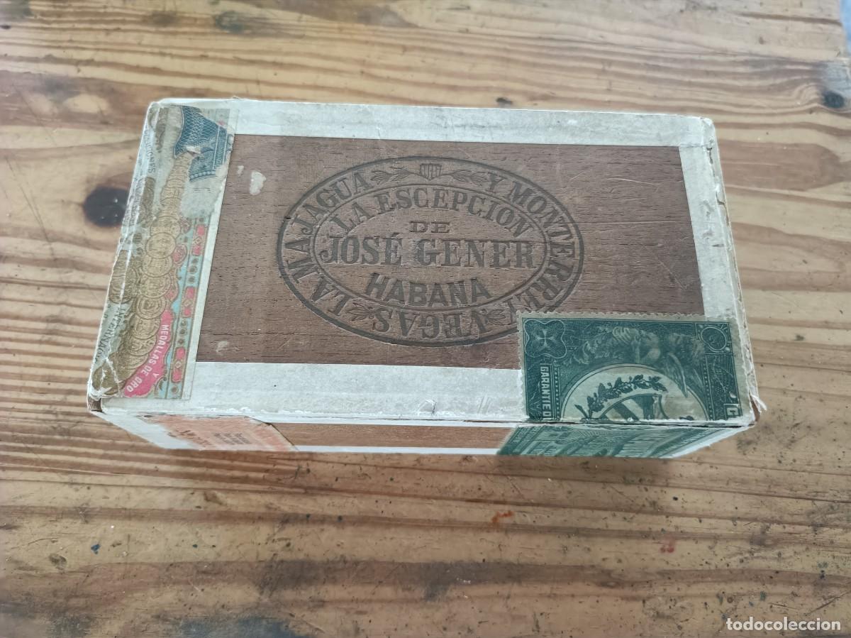Vitolas de colecci&oacute;n: CAJA VAC&Iacute;A PUROS LA ESCEPCION DE JOSE GENER LA HABANA CUBA