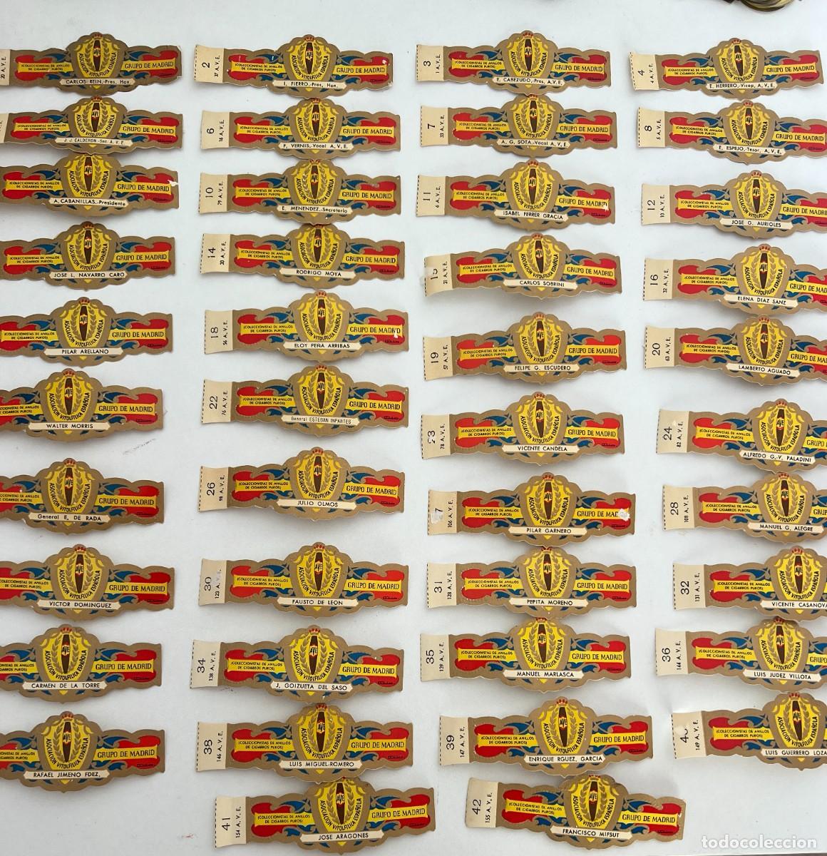 Vitolas de colecci&oacute;n: A.V.E. GRUPO DE MADRID &ndash; SERIE COMPLETA 42 VITOLAS &ndash; SOCIOS FUNDACIONALES