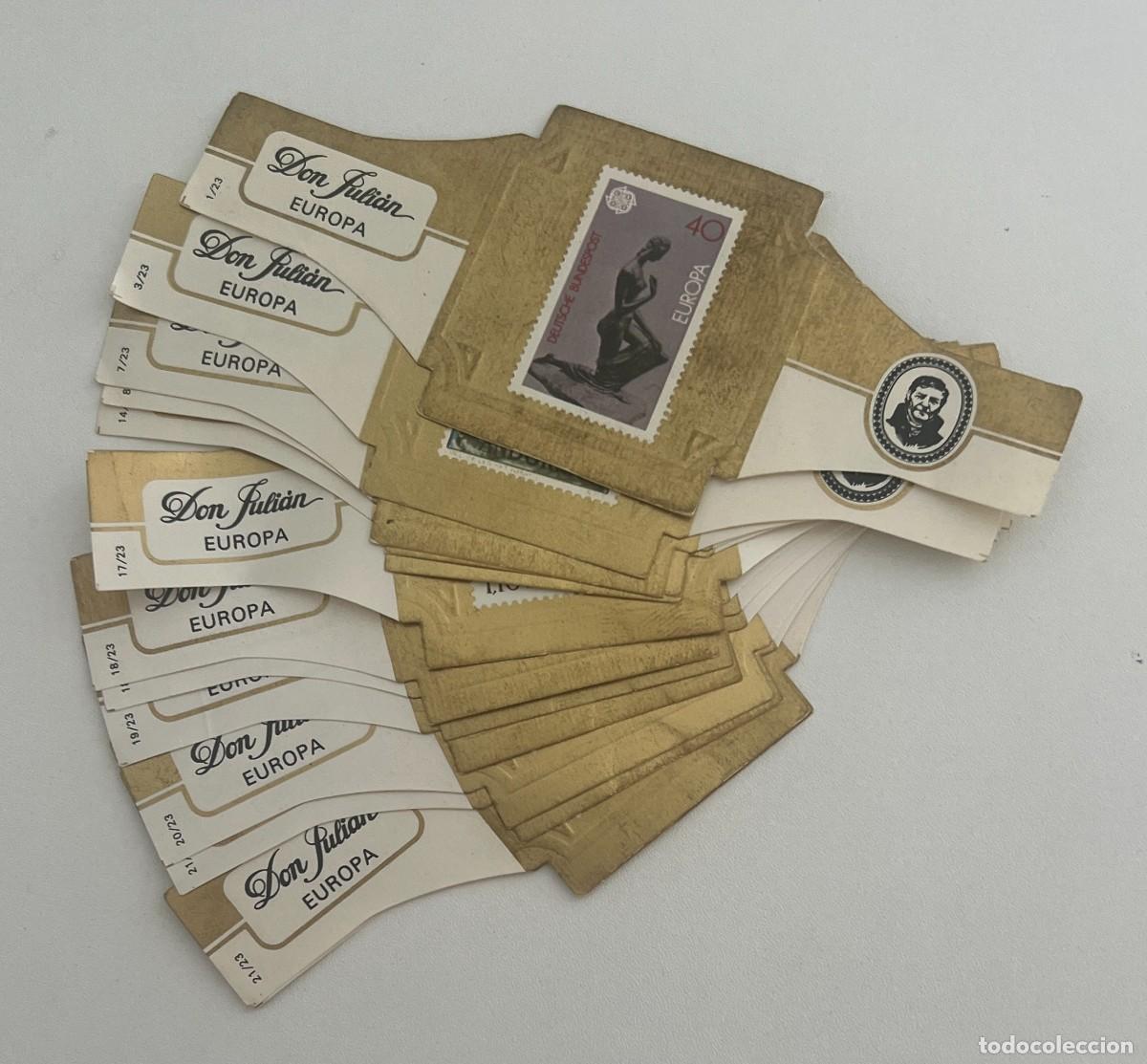 Vitolas de colecci&oacute;n: DON JULI&Aacute;N &ndash; EUROPA 1&ordf; SERIE &ndash; LOTE DE 13 VITOLAS