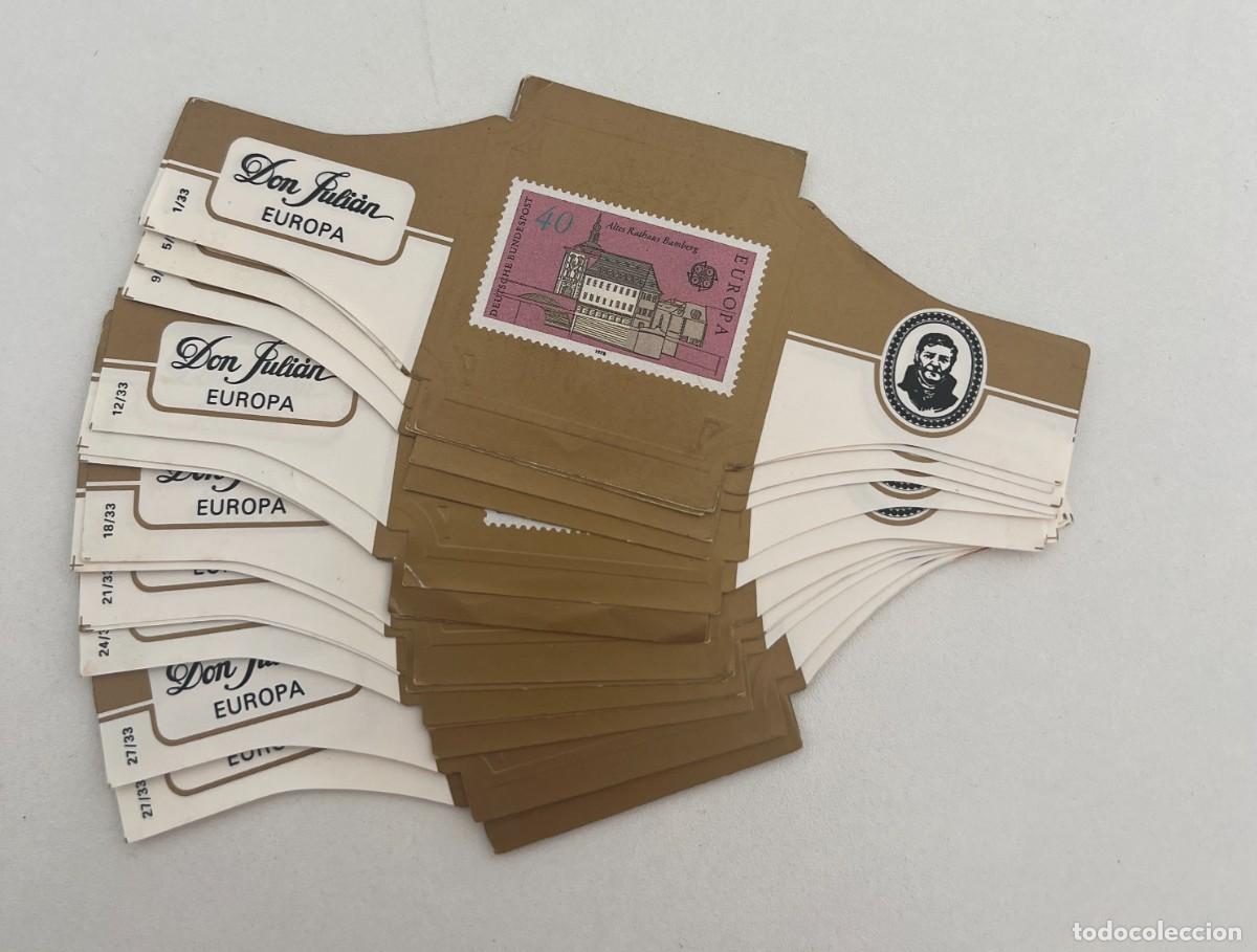 Vitolas de colecci&oacute;n: DON JULI&Aacute;N &ndash; EUROPA IX &ndash; LOTE DE 19 VITOLAS