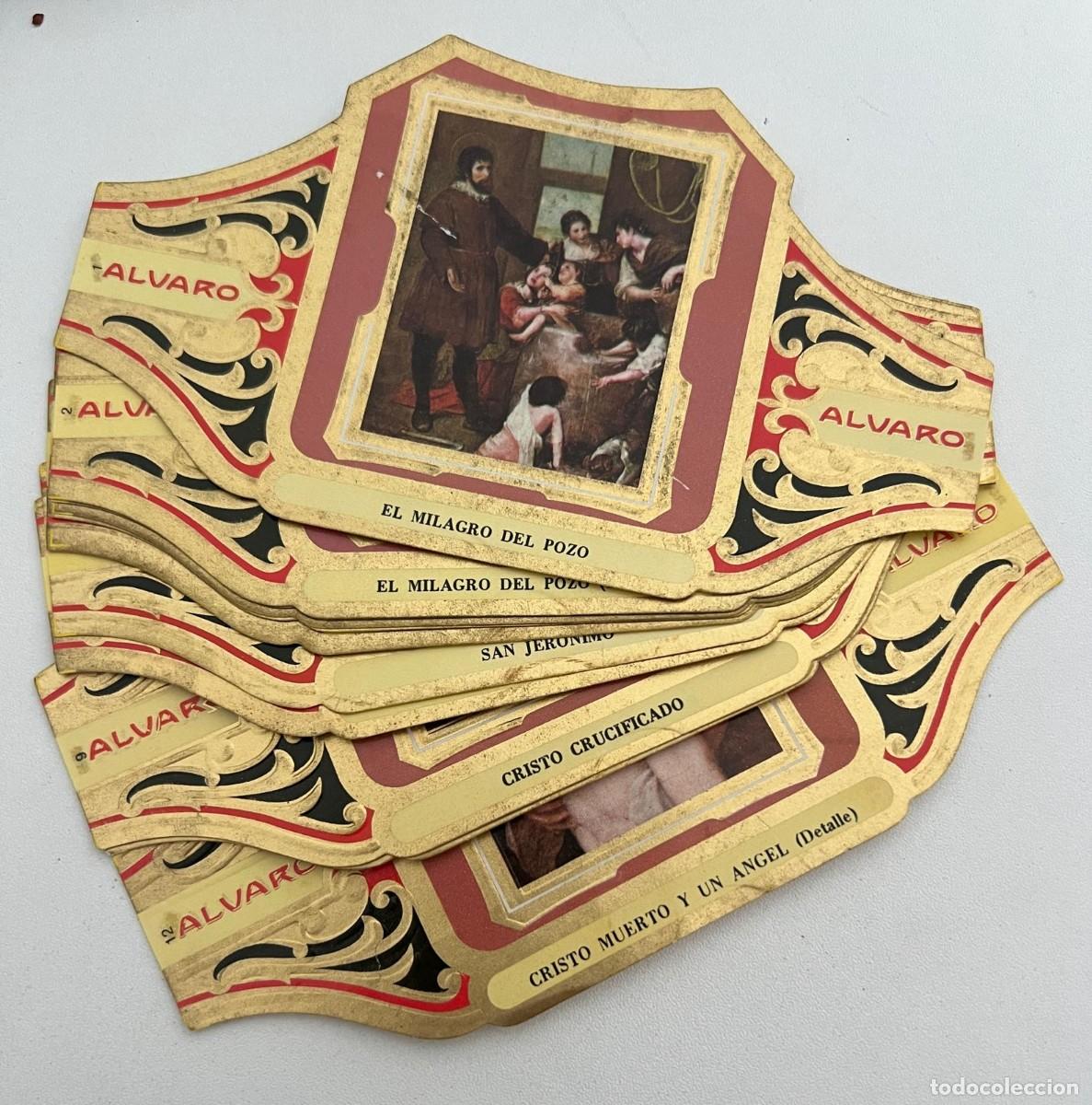 Vitolas de colecci&oacute;n: &Aacute;LVARO &ndash; CUADROS DE ALONSO CANO SERIE I &ndash; LOTE DE 20 VITOLAS